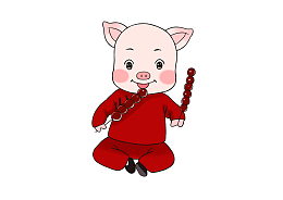 猪小福吃冰糖葫芦