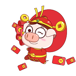 卡通猪PNG免费下载