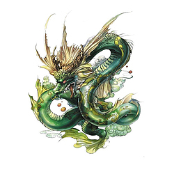 绿色的蛟龙