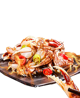 美味麻辣蟹钳PNG