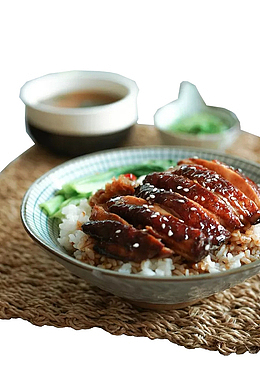 美味照烧鸡排PNG