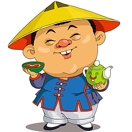 官兵古装矢量插画
