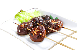 美味香菇烤串PNG