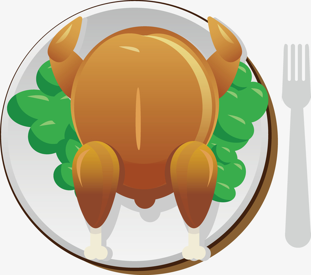 矢量卡通美食黄焖鸡素材素材免费下载_觅元素