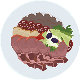 肉片大鱼大肉食材