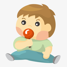 吃糖的人设计元素_吃糖的人免抠素材_觅元素51yuansu.com