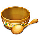 回收仓空碗吃食品勺子空白乌克兰