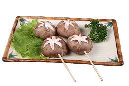 新鲜生菇烤串PNG