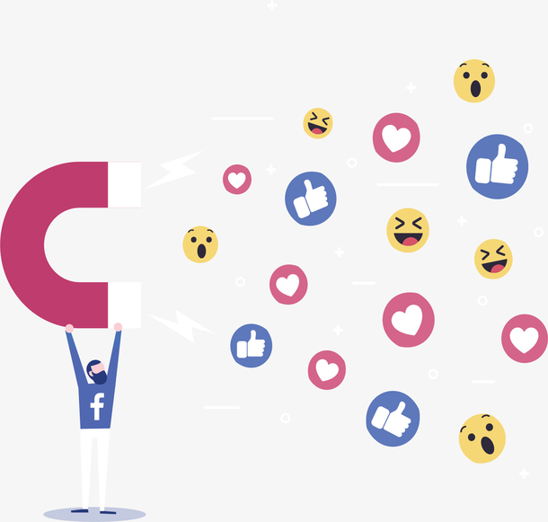 举着磁铁吸引粉丝