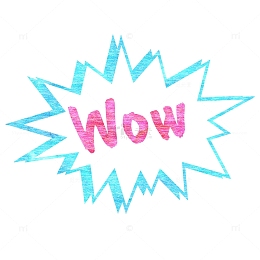 蓝色创意文字的粉笔画