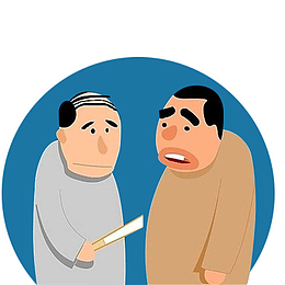 相声对话卡通图