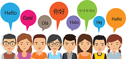 多国语言朋友对话