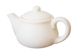白色的茶壶免抠素材