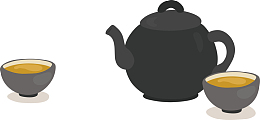 深灰色茶壶套装