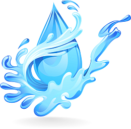 手绘浪花装饰素材