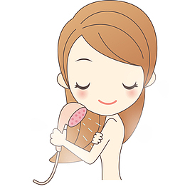 美丽洗澡女生