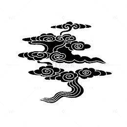 背景祥云装饰素材图案