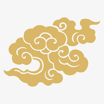 祥云背景装饰素材图案aipng蓝色时尚渐变波浪线条科技感光效素材psd