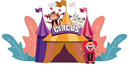 手绘欢乐谷装饰图案