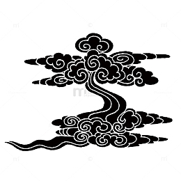 祥云背景装饰素材图案