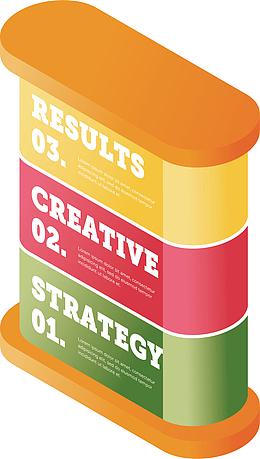 彩绘英语字母矢量