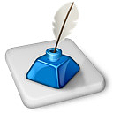 颜色墨水女士词Office_d