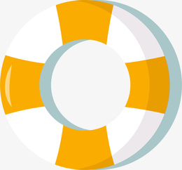 卡通游泳圈免抠素材