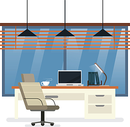 商务风公司老板办公室