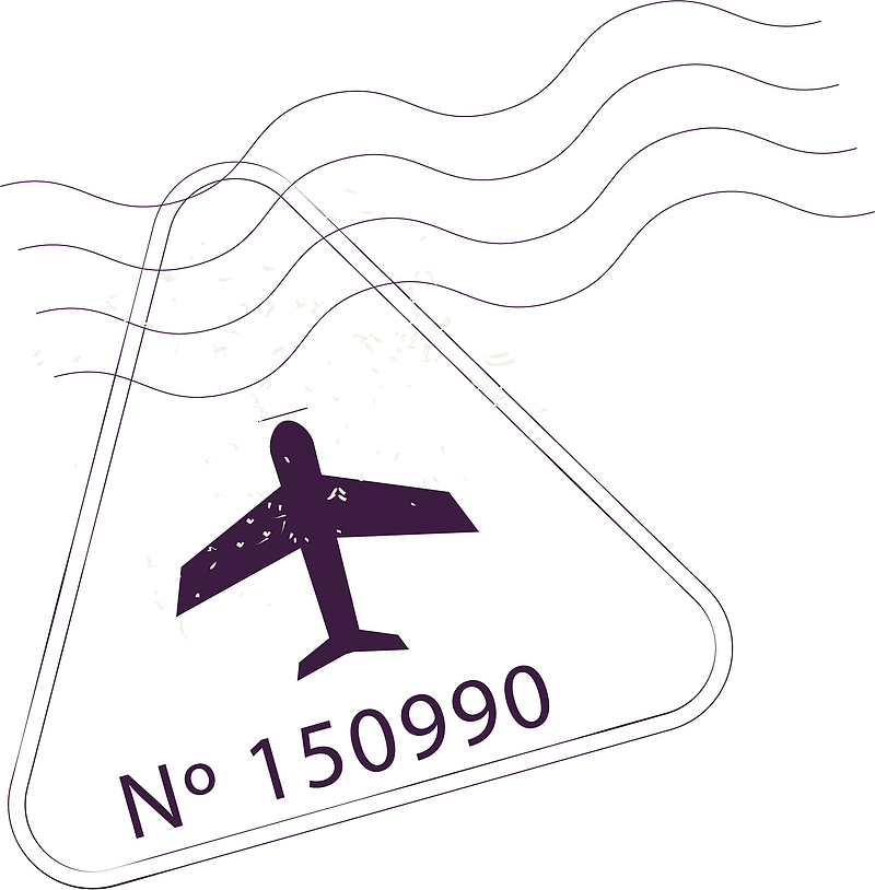 飞机档案盒标签设计