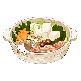 白色砂锅手绘火锅