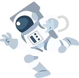 世界航天日宇航员图标