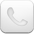 电话白色的cold-fusion-hd-icons