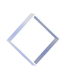 白色展示框设计PNG