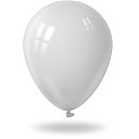 气球白色的Balloon-icons