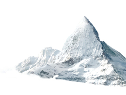 白色雪山素材精品屋
