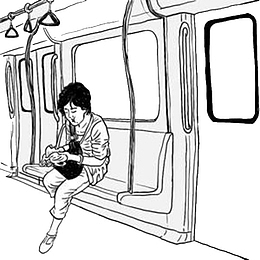 地铁车厢内部