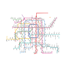 北京详细地铁规划线路图