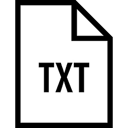 Txt文件图标
