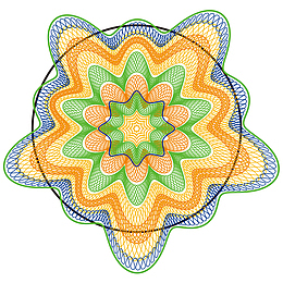 防伪花纹