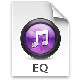 情商紫色iTunes的文件类型的图标