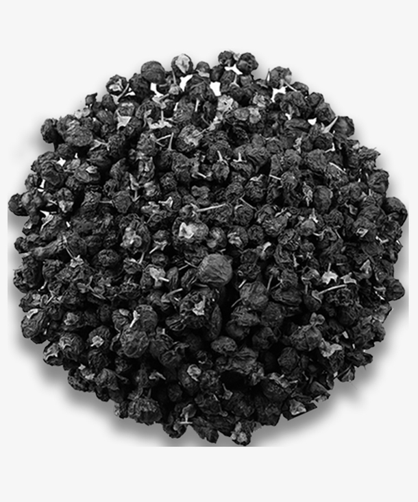 秋季养身食品一堆黑枸杞免抠图