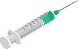 矢量图医用注射器