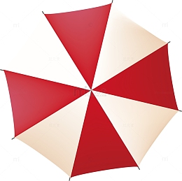 矢量图漂亮的雨伞