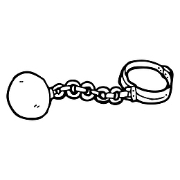 手绘手铐脚镣