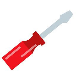 改锥卡通装修工具插画矢量素材