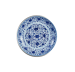 盘子精致缠枝莲纹