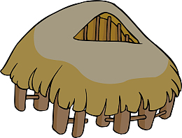 草屋日本古代建筑
