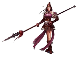 游戏女将形象