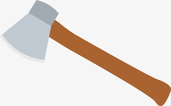 斧头矢量卡通风格