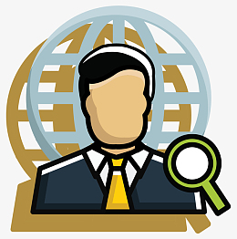 矢量卡通风格会计